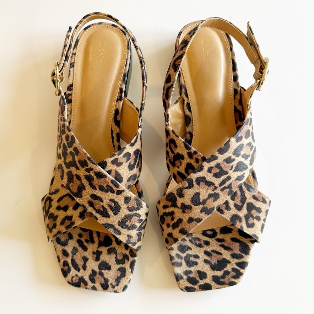 Maeve By Anthropology Crisscross Slingback Sandals - Picture 8 of 8